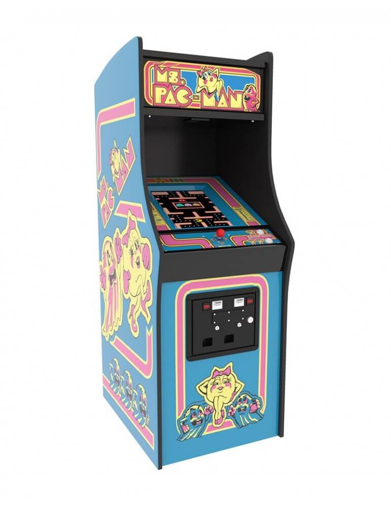Ms. PAC-MAN Quarter Size Arcade Cabinet-Machines-Pixxelife by INMEDIA