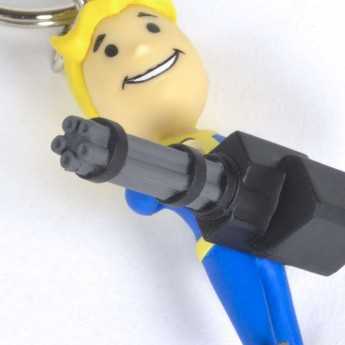 Official Fallout Vault Boy Big Guns Keychain