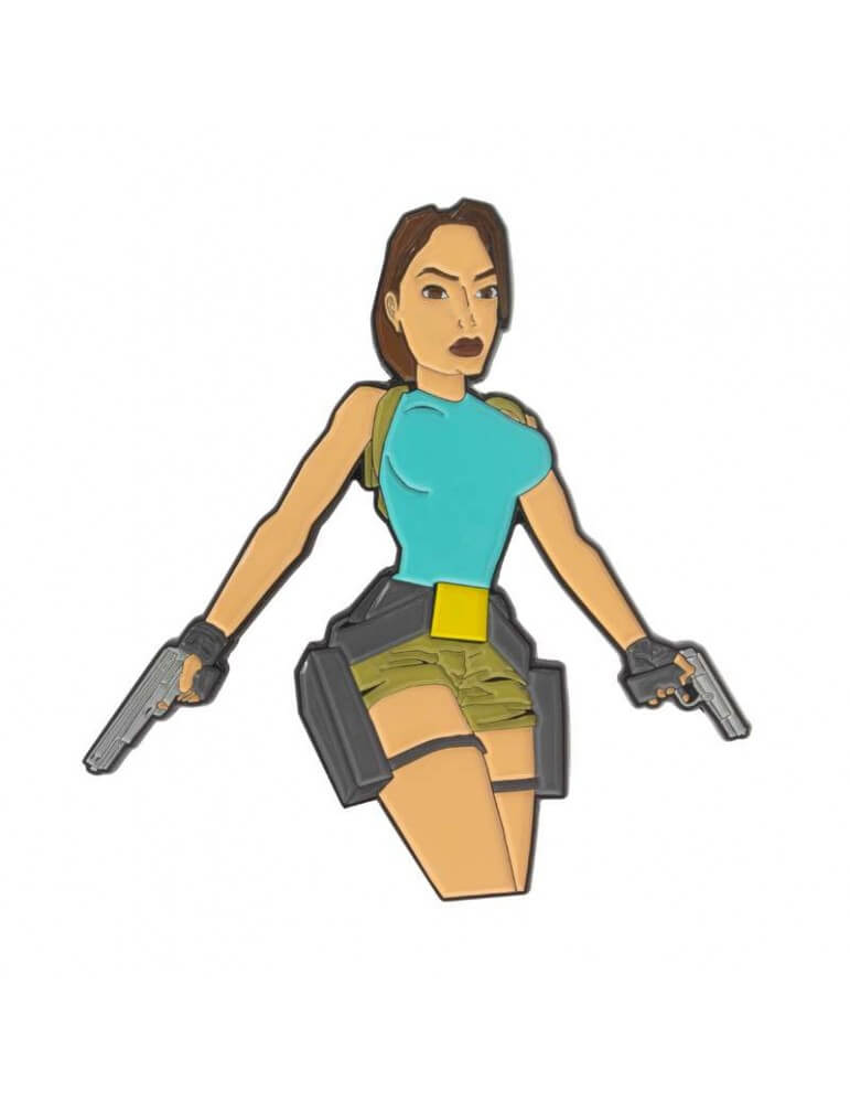 Spilla Ufficiale da Collezione Tomb Raider Originale-Accessori-Pixxelife by INMEDIA
