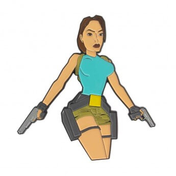 Official Tomb Raider Original Collectable Pin Badge