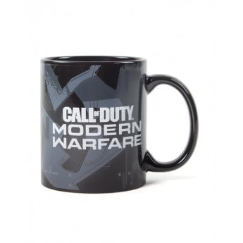 Official Call Of Duty Modern Warefare Metal Badge Mug