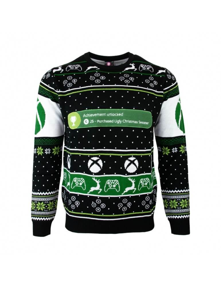 Official Xbox One "Achievement Unlocked" Xmas Jumper-Apparel-Pixxelife by INMEDIA