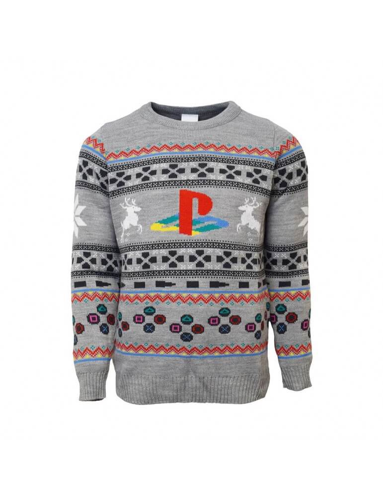 Official PlayStation Console Xmas Jumper-Apparel-Pixxelife by INMEDIA