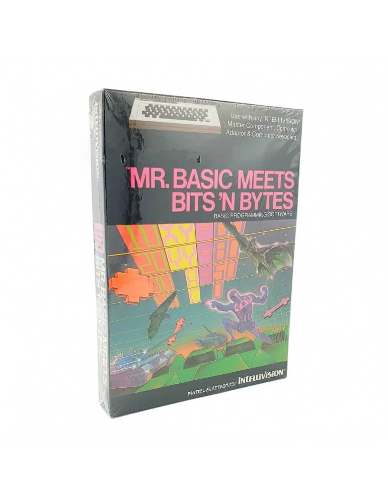 Mr. Basic Meets Bits 'n Bytes Intellivision Cart-INTELLIVISION-Pixxelife by INMEDIA