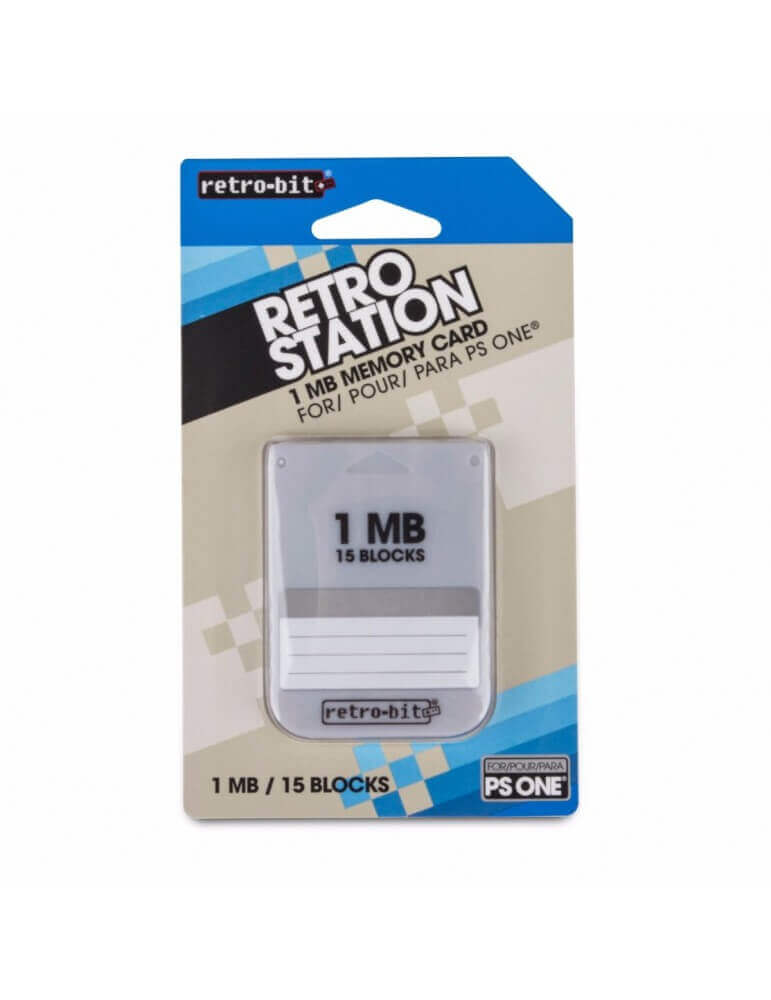 Retro Station 1MB Memory Card PS1-PlayStation-Pixxelife by INMEDIA