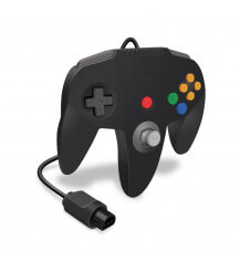 Captain Premium Controller for Nintendo 64 Black