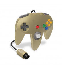 Captain Premium Controller for Nintendo 64 Gold