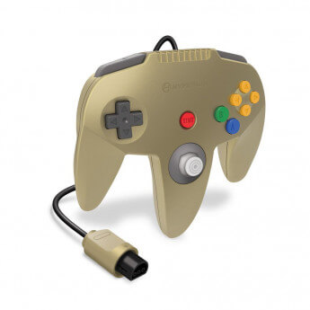 Captain Premium Controller for Nintendo 64 Gold