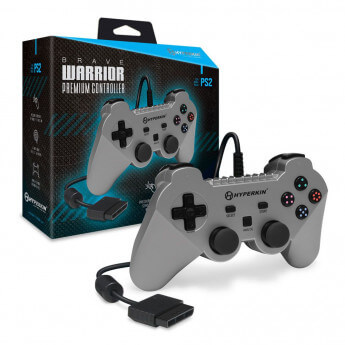Brave Warrior Premium Controller for PS2 Silver