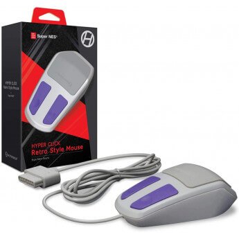 Hyper Click Retro Style Mouse per SNES