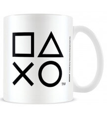 PlayStation B&W Shapes Mug 11oz
