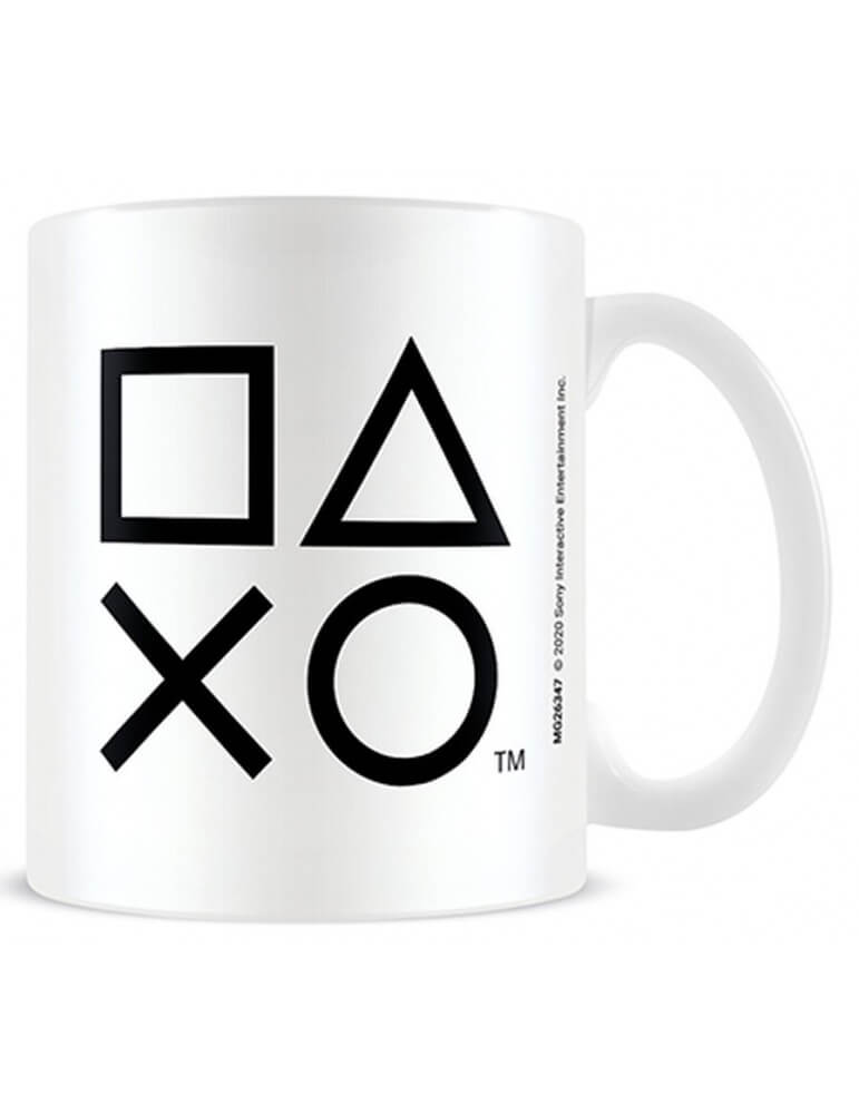 PlayStation B&W Shapes Mug 325ml-Accessori-Pixxelife by INMEDIA