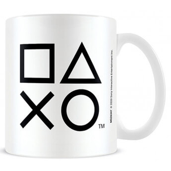 PlayStation B&W Shapes Mug 325ml