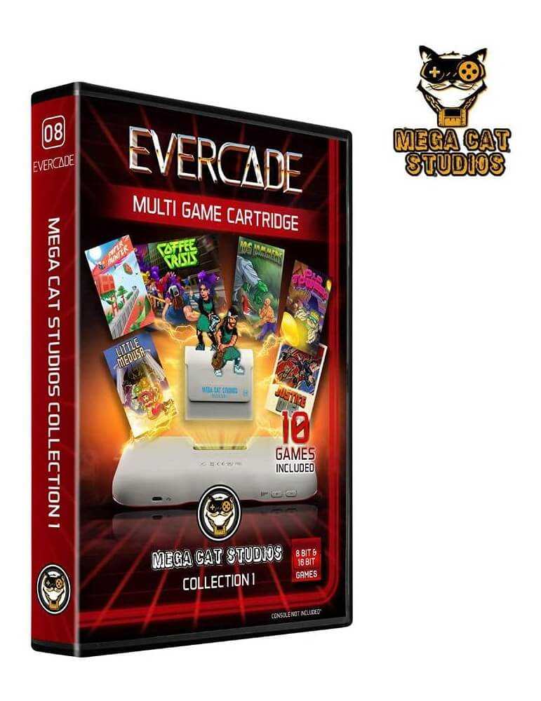Evercade Mega Cat Studios Collection 1-Retrogaming Moderno-Pixxelife by INMEDIA
