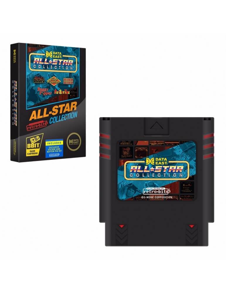 Retro-Bit Data East ALL-STAR Collection NES Cart-NES-Pixxelife by INMEDIA
