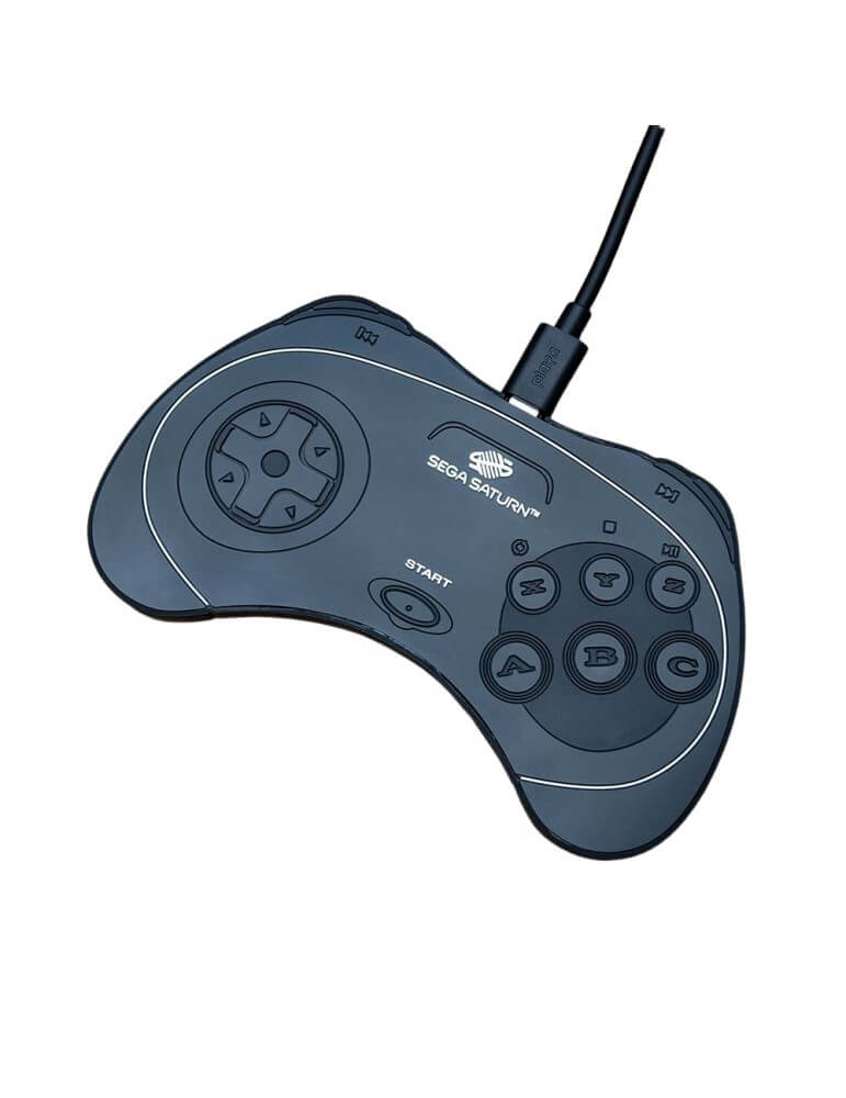 Tappetino Ricarica Wireless Controller Sega Saturn-PC/Mac/Android-Pixxelife by INMEDIA