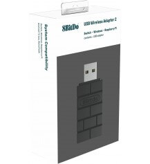 8Bitdo USB Wireless Adapter 2 per Switch PC Mac Android