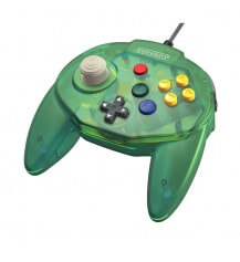 Retro-bit Tribute 64 Classic Controller for Nintendo 64 Green