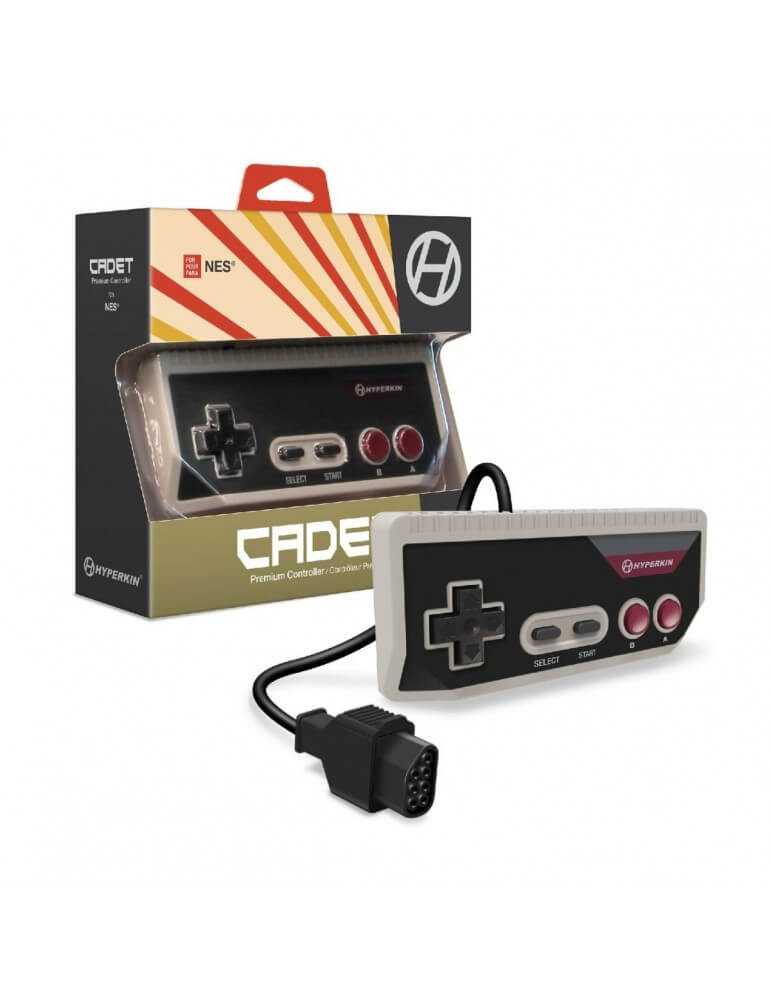 Cadet Premium Controller for NES Gray-NES-Pixxelife by INMEDIA