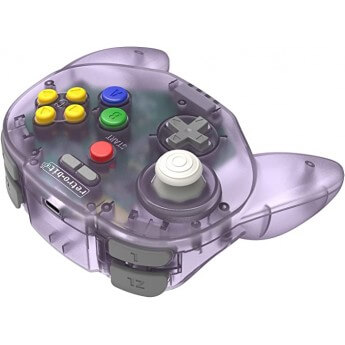 Tribute 64 2.4Ghz Wireless Controller for N64 Switch PC Mac Atomic Purple