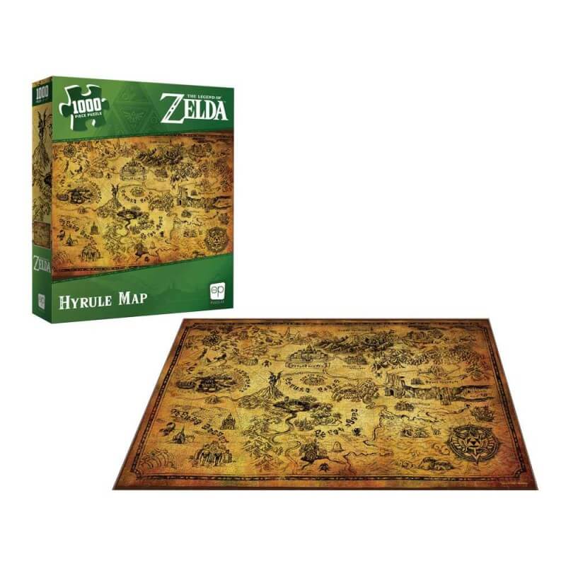The Legend of Zelda Hyrule Map-Board Games-Pixxelife by INMEDIA