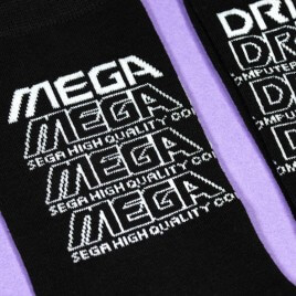 Calzini neri ufficiali Mega Drive "Retro Logo"