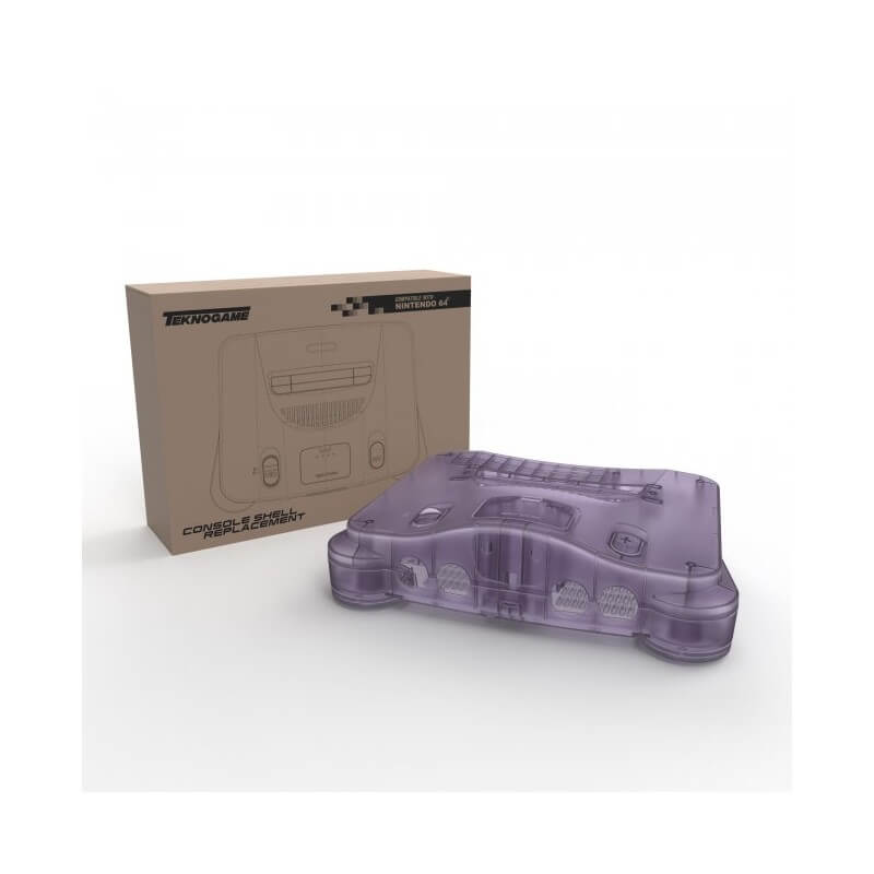 Nintendo64 Console Shell Kit Sostituzione Atomic Purple-Nintendo 64-Pixxelife by INMEDIA