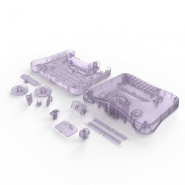 Teknogame Nintendo 64 Console Shell Replacement Kit Atomic Purple