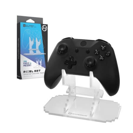 Pixel Art Universal Controller Stand White