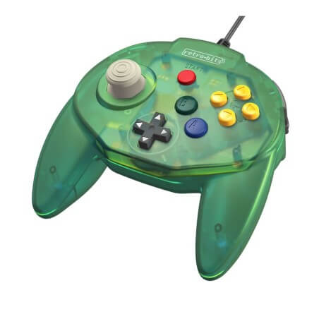Tribute 64 USB Controller for Switch PC Mac Green