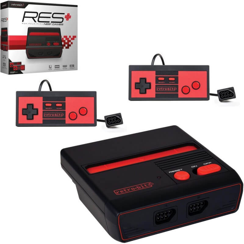 RES Plus HD Console for NES Cartridges-NES-Pixxelife by INMEDIA