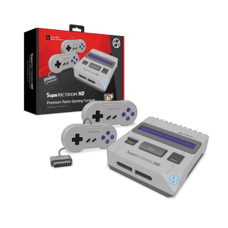 SupaRetron HD Gaming Console per SNES Grey-Super Nintendo-Pixxelife by INMEDIA