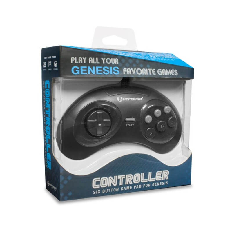 GN6 Premium Controller for Genesis Mega Drive-Mega Drive - Genesis-Pixxelife by INMEDIA