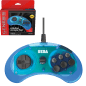 Controller Pad Arcade 6-Bottoni per Mega Drive Blu