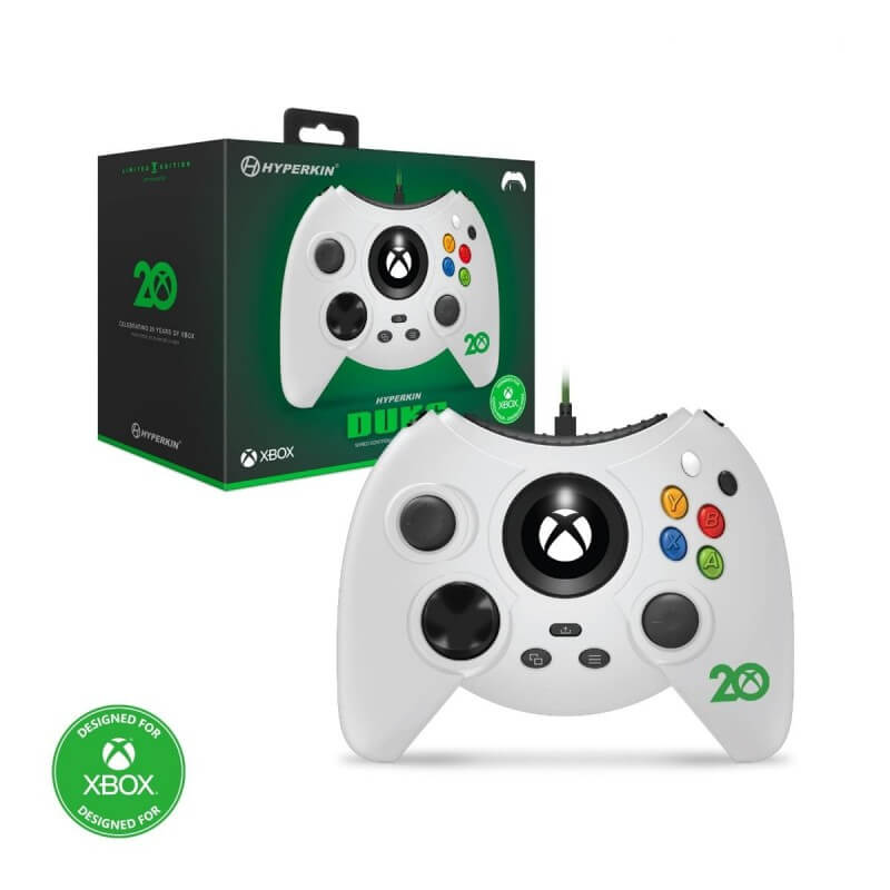 Duke Controller 20th Anniversary Xbox Series X/S One Win10 White-Microsoft Xbox-Pixxelife by INMEDIA