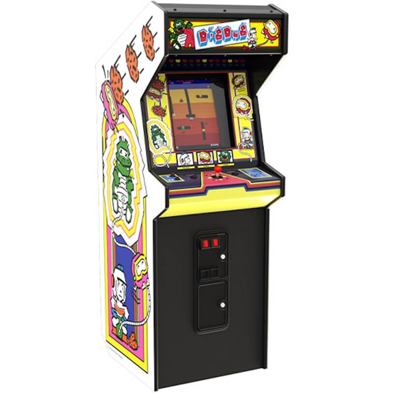 Dig Dug Quarter Size Arcade Cabinet-Machines-Pixxelife by INMEDIA