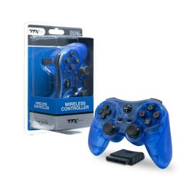 TTX Tech Wireless Controller for PS2 Blue