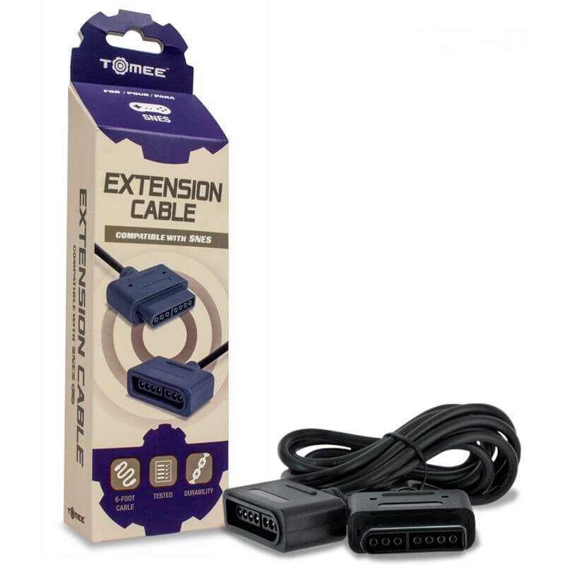 Tomee Controller Extension Cable for SNES-Super Nintendo-Pixxelife by INMEDIA