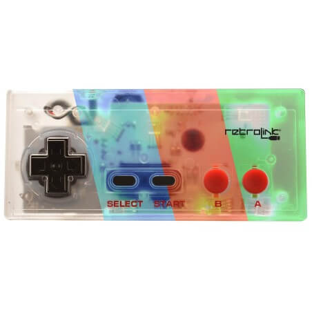 NES Style USB Led Classic Controller for PC Mac