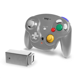 Wavedash Wireless Controller GameCube Silver