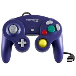 GameCube Style USB Classic Controller for PC Mac Purple