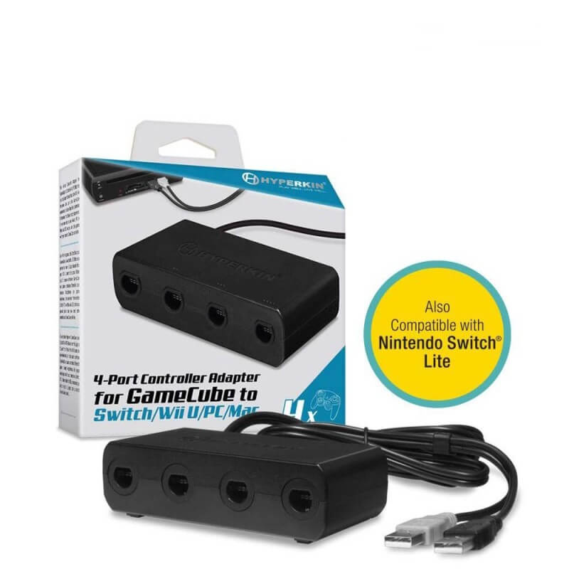 4-Port GameCube Controller Adapter for Switch Wii U PC Mac-GameCube-Pixxelife by INMEDIA