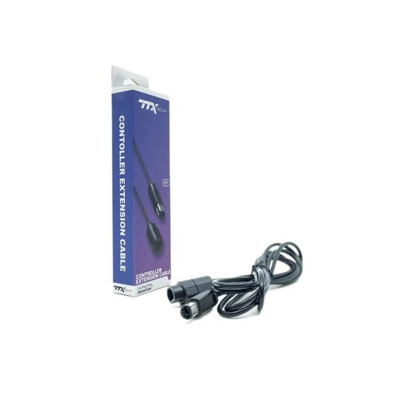 TTX Tech Controller Extension Cable for GameCube-GameCube-Pixxelife by INMEDIA