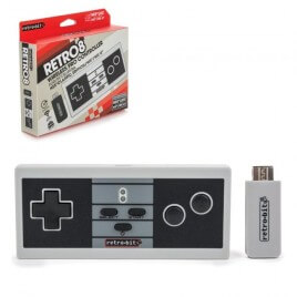 Retro-bit RETRO8 Wireless Pro Controller per NES Classic Wii Wii U