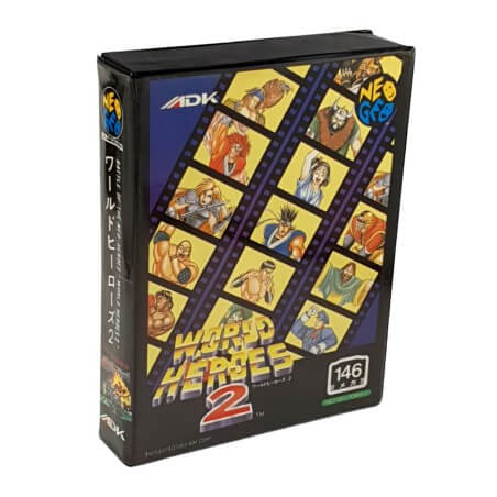 ADK World Heroes 2 Neo Geo AES Japan Cartridge