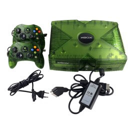 Xbox System Translucent Green Edition with Xecuter2