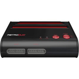 Retro-bit Retroduo Console V3.0 for NES SNES Red/Black