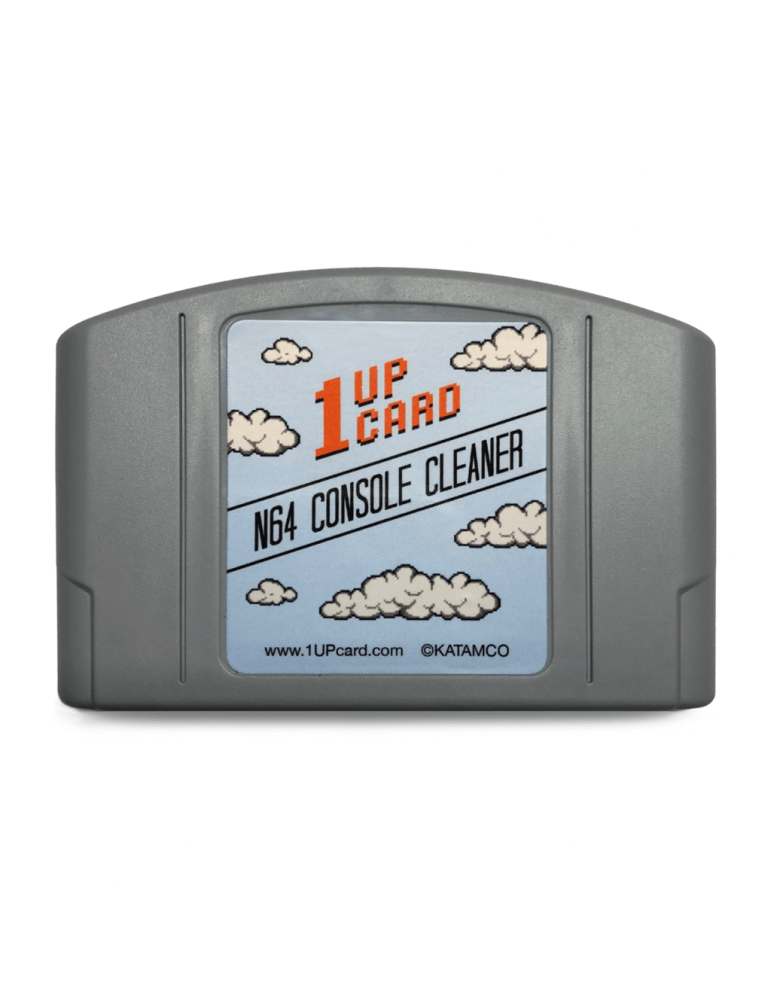 1UPcard Nintendo 64 Console Cleaner-Nintendo 64-Pixxelife by INMEDIA