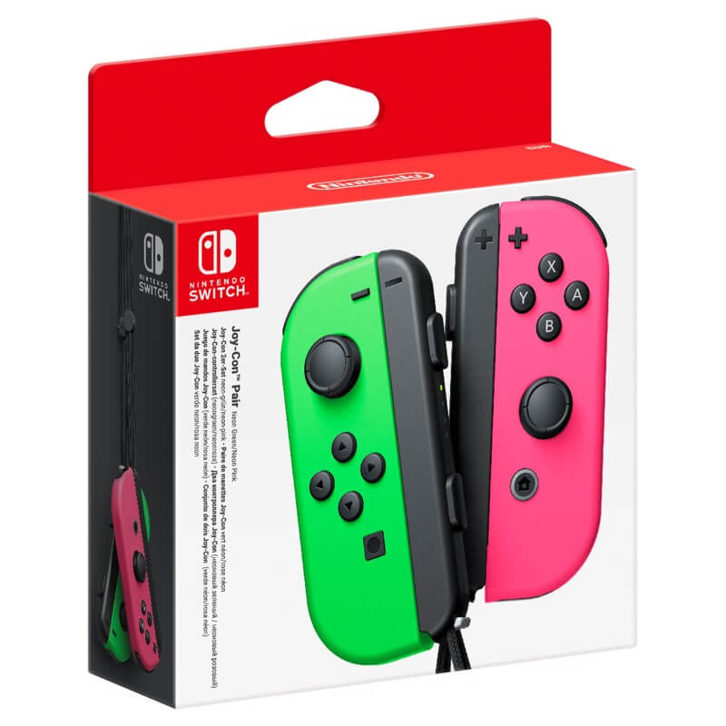 Nintendo Joy-Con Pair Neon Verde/Neon Rosa per Switch-Switch-Pixxelife by INMEDIA