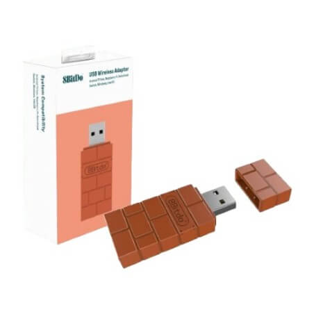 8Bitdo USB Wireless Adapter for Switch PC Mac Android